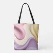 Tasche in stilvollem abstraktem Grafikdesign (Rückseite)
