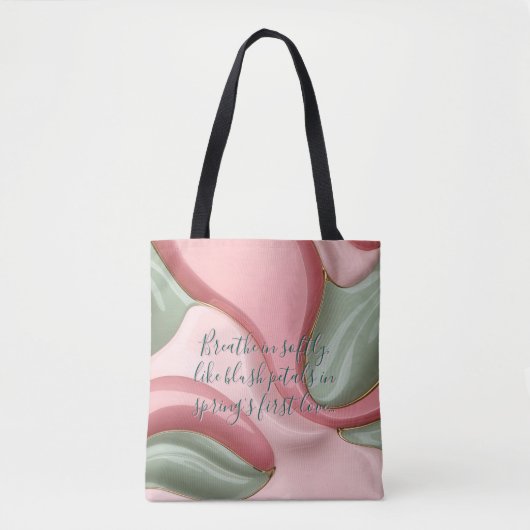 Tasche in stilvollem abstraktem Grafikdesign (Vorderseite)