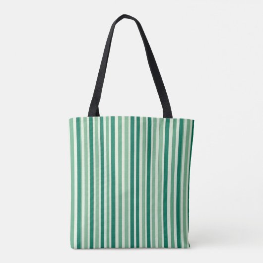 Tasche, Jägergrün Hellgrün gestreift vertikal Tasche (Rückseite)