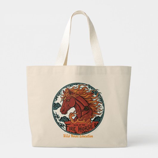 Tasche Jahr des Feuerpferdes (Rückseite)