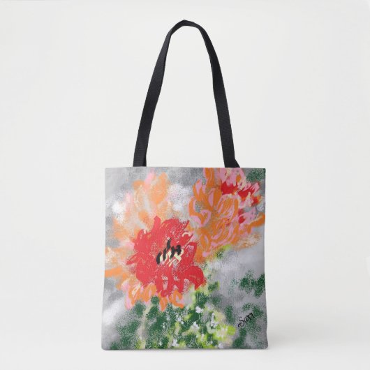 Tasche : Kaktusblüte (Vorderseite)