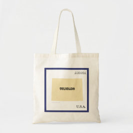 Tasche - Karte des US-Bundesstaates Colorado mit S