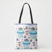 Tasche, Katze Hund Mäuse Regenbogen Fisch Tasche (Vorderseite)