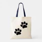 Tasche - Katzenbrief A mit dem Namen in Rahmen (Rückseite)