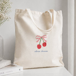 Tasche | Kirschroter Schmetterlings-Schleife Süße 