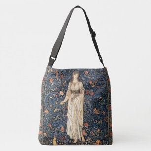 Tasche Kunst Nouveau Damen-Flowers Garden Birds
