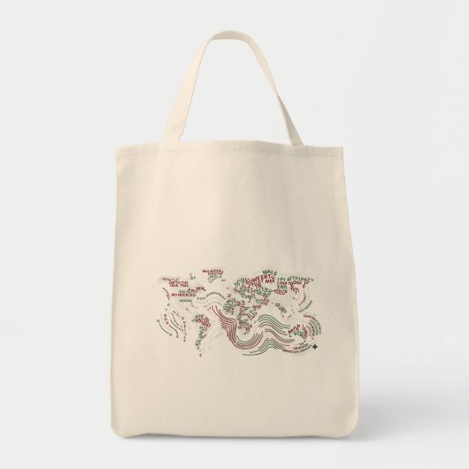 Tasche Kunst typografisches Design (Vorne)
