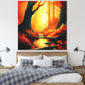 Tasche Leinwanddruck (Insitu (Schlafzimmer))