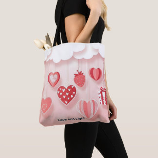 Tasche 'Liebe, Licht und Dankbarkeit' für alltägli