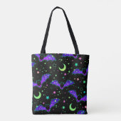 Tasche "Lila Fledermäuse" (Rückseite)