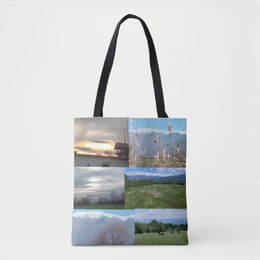 Tasche mit All-Over-Druck, Schulter-Tasche (Vorderseite)