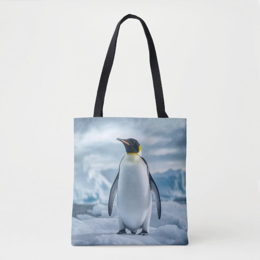 Tasche mit All-Over-Pinguin-Muster (Vorderseite)