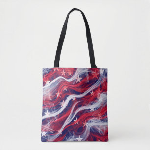 Tasche mit amerikanischer Fahne