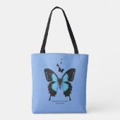 Tasche mit Aufdruck 'Burn Bright All Over' (Rückseite)