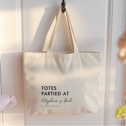 Tasche mit Bachelorette Wochenende Tote Tasche