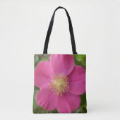 Tasche mit Bild einer hellrosa Rose (Vorderseite)