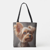 Tasche mit Bild eines kleinen Hundes (Rückseite)