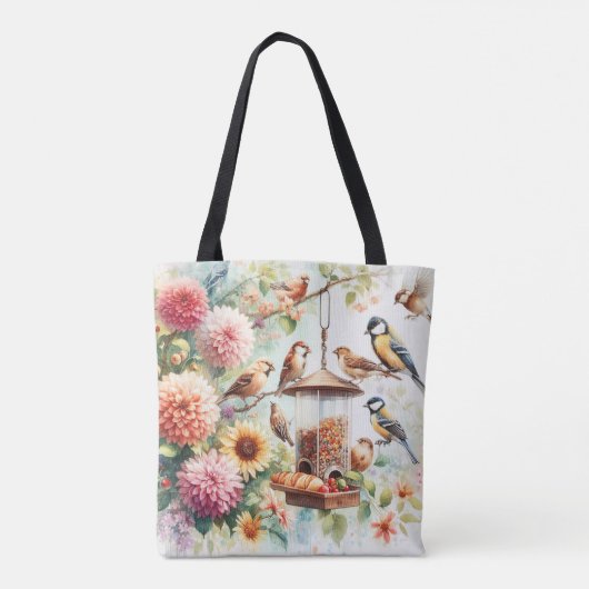 Tasche mit Bild von Wildvögeln (Rückseite)