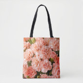 Tasche mit blassen rosa Nelken (Vorderseite)