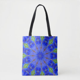 Tasche mit blauem Kaleidoskop
