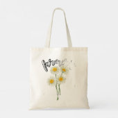 Tasche mit Blumen für den Old Vibe Bauernmarkt (Rückseite)