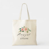 Tasche mit Blütenblütenspielzeug (Rückseite)