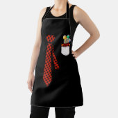 Tasche mit Candy Canes Red Buffalo Kariert Neck Ti Schürze (InSitu)