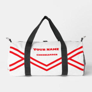 Tasche mit Chefin, rot-weiß