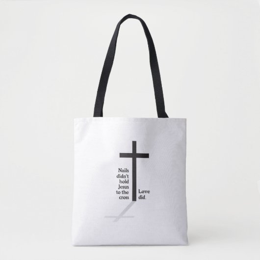 Tasche mit christlichem Kreuz (Vorderseite)