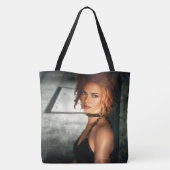 Tasche mit dem Aufdruck "Clear Shadows" (Rückseite)