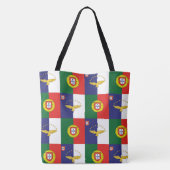 Tasche mit den Flaggen Portugals und der Azoren (Rückseite)