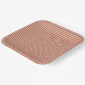 Tasche mit Designer-Muster im Quiet-Luxury-Stil Pappteller (Gewinkelt)