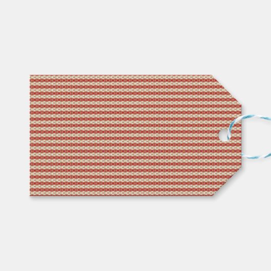 Tasche mit Designer-Muster 'Quiet Luxury' Geschenkanhänger (Vorderseite (Horizontal))