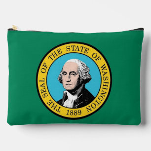 Tasche mit Druck, Schnitt und Naht mit der Flagge