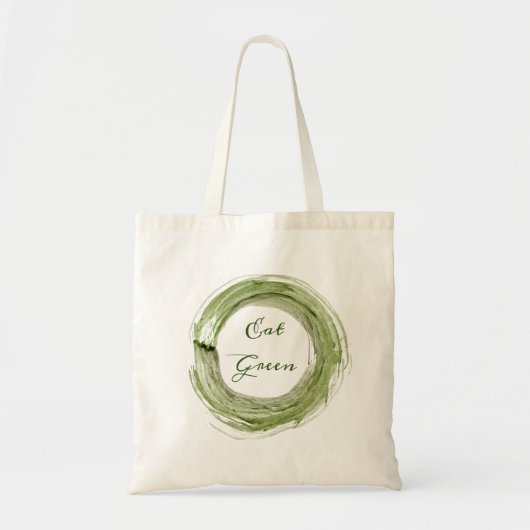Tasche mit Eat Green Design (Vorne)