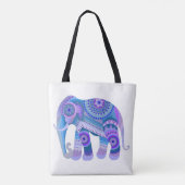 TASCHE mit einem blauen Elefanten (Rückseite)
