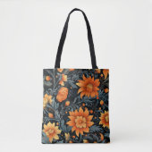 Tasche mit einem lebendigen floralen Design (Vorderseite)