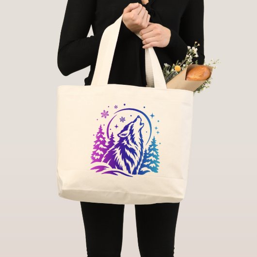Tasche mit einem Wolf (Vorderseite (Produkt))