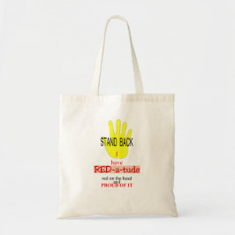 Tasche mit einer Haltung