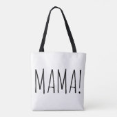 Tasche mit einfachem Text für Ihre Mama! (Rückseite)