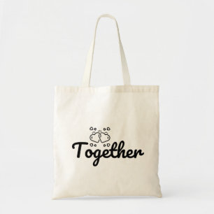 Tasche mit einfachen Buchstaben zusammen