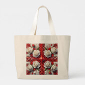 Tasche mit englischer Rose Design (Rückseite)