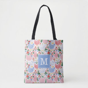 Tasche mit fantastischen Hühnern