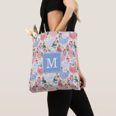 Tasche mit fantastischen Hühnern (Von Nahem)
