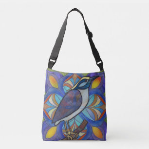 Tasche mit farbenfrohen gestetteten Glass Bird