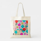 Tasche mit Farbjuwel-Muster „Flüstern des Lichts“ (Rückseite)