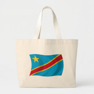 Tasche mit Flagge der Demokratischen Republik Kong