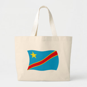 Tasche mit Flagge der Demokratischen Republik Kong