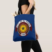 Tasche mit Flagge der Stadt El Paso, Texas (Von Nahem)