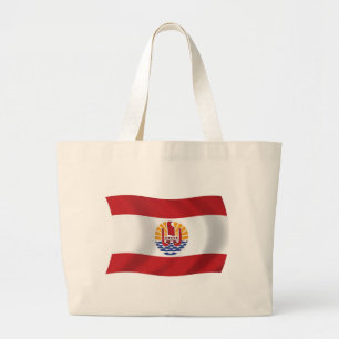 Tasche mit Flagge von Französisch-Polynesien